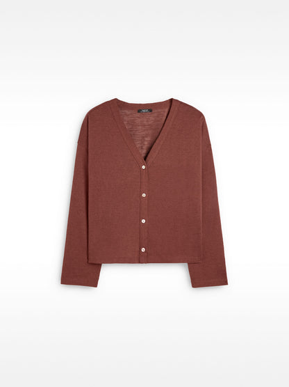 Cardigan With Cotton Blend