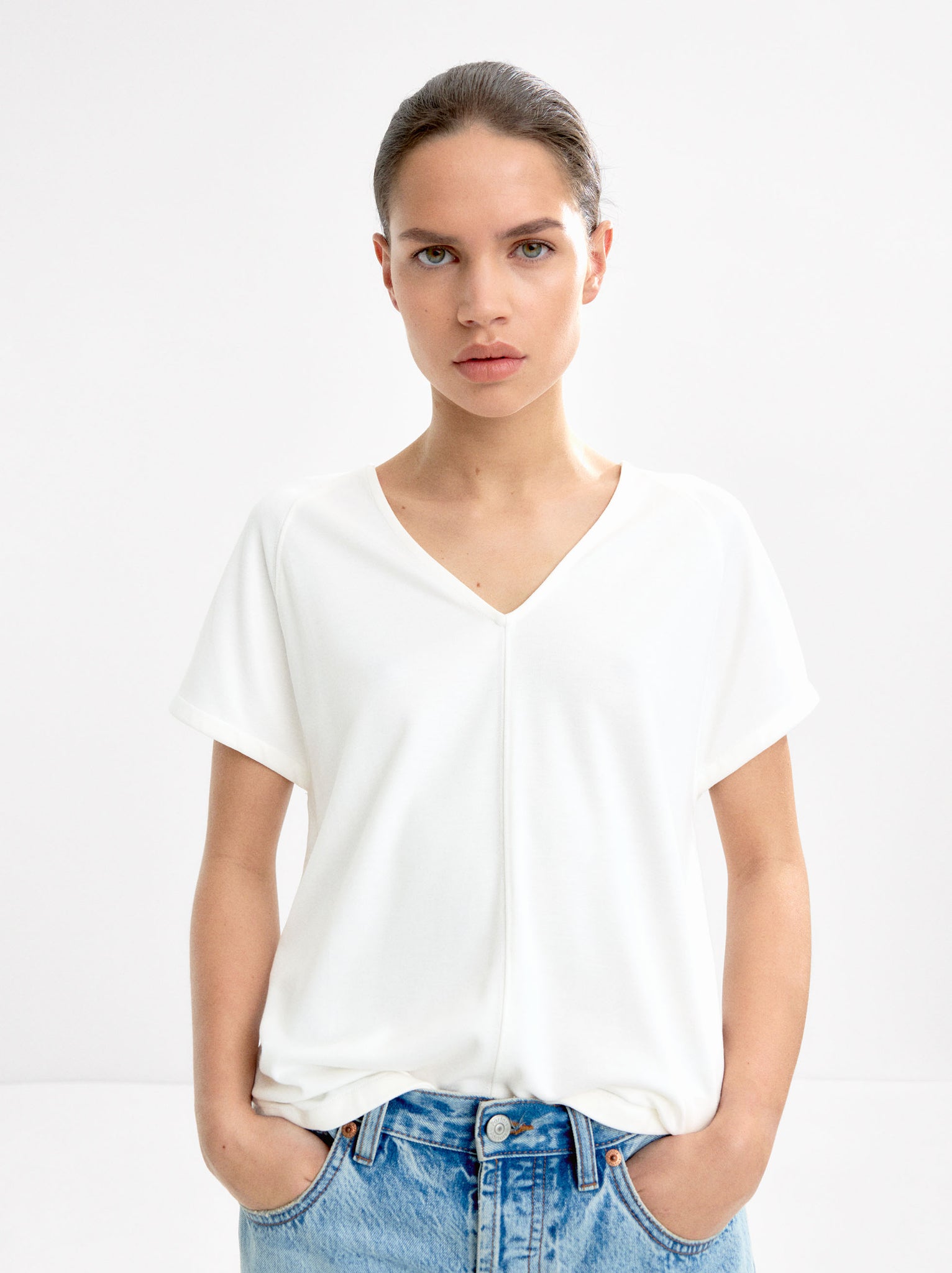 V-Neck Basic T-Shirt
