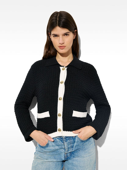 Textured Knit Cardigan