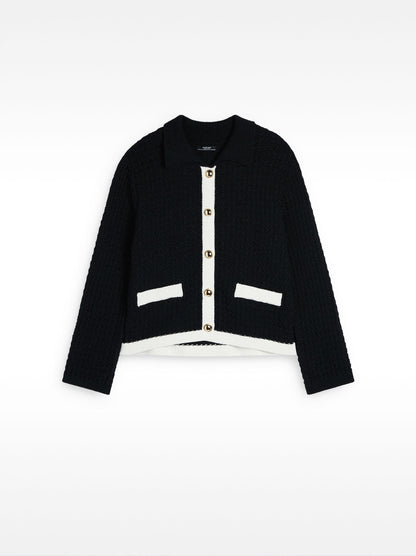 Textured Knit Cardigan