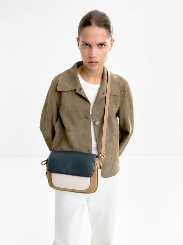 Color Block Crossbody Bag