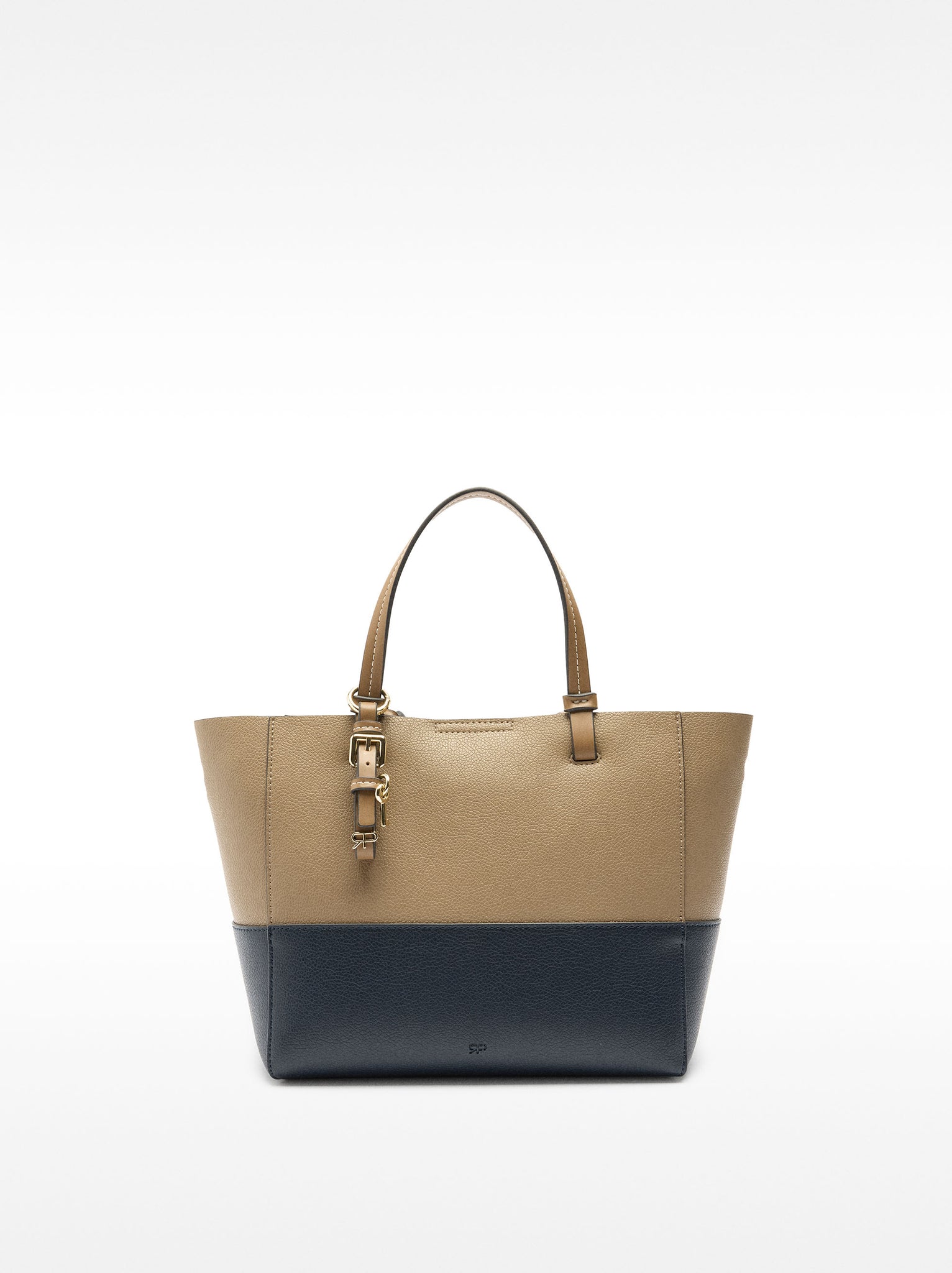 Color Block Tote Bag