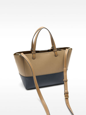 Color Block Tote Bag