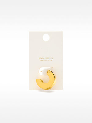 Open Single Hoop - Stainless Steel