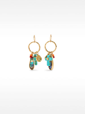 Long Multicolored Earrings