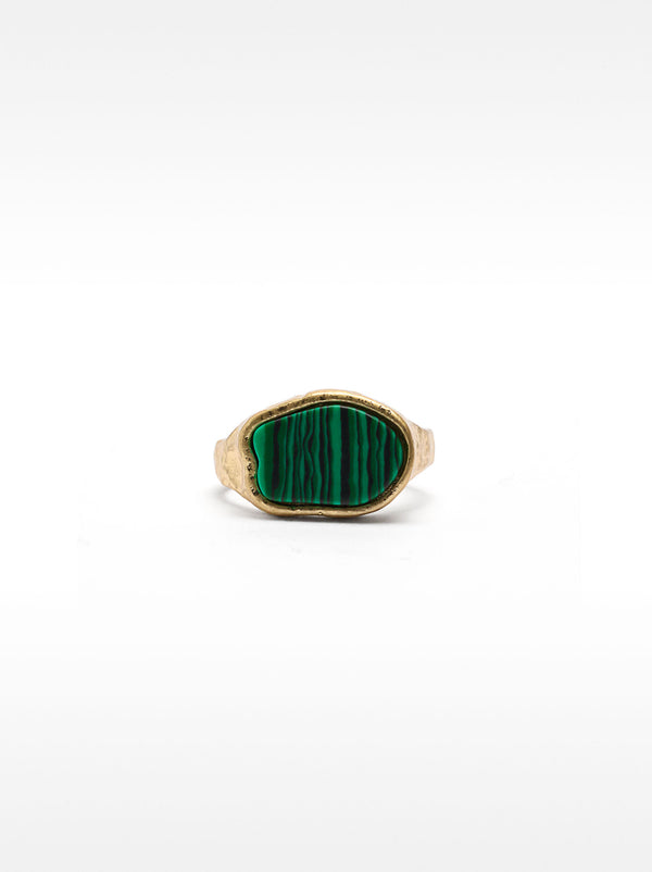Irregular Ring With Stone