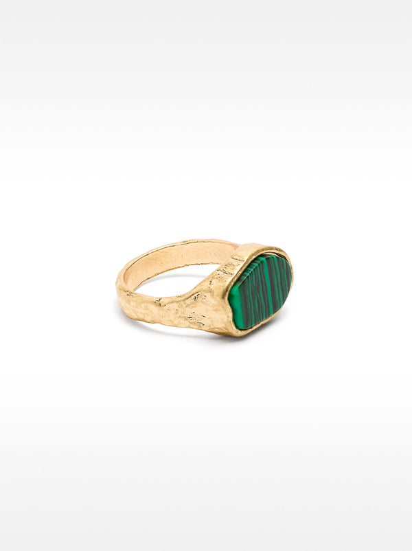 Irregular Ring With Stone