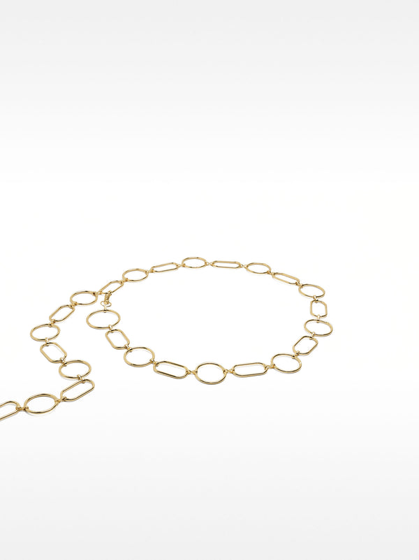 Belt With Metal Links