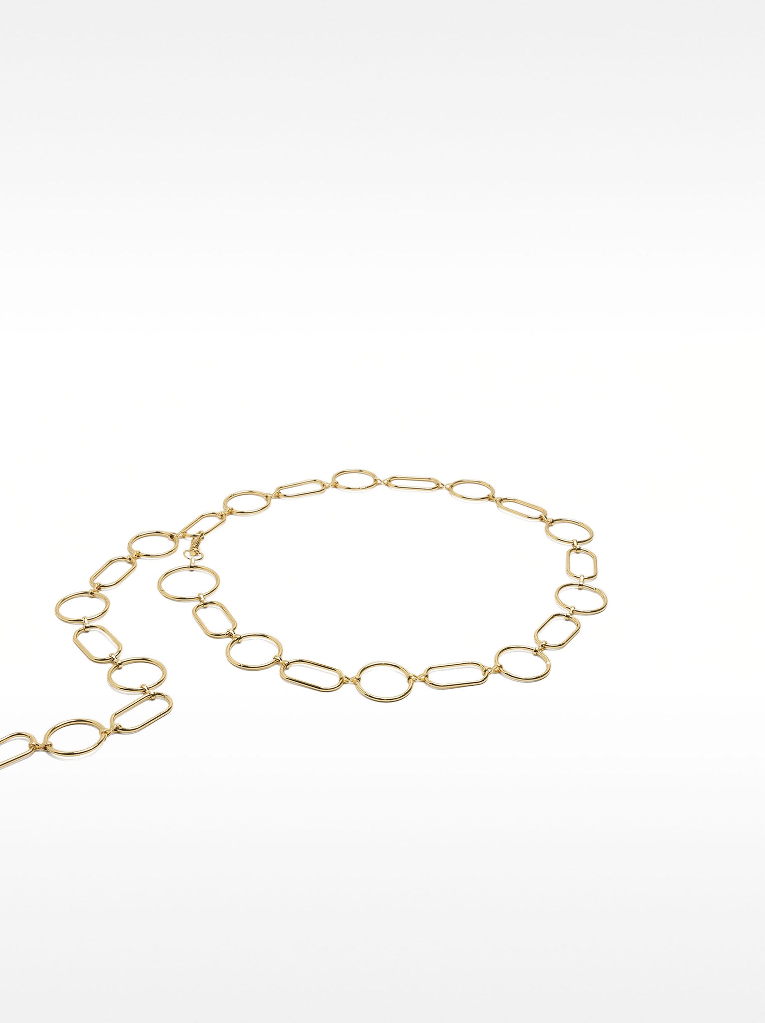 Belt With Metal Links