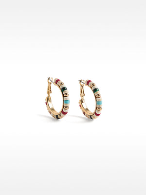 Hoops With Stones