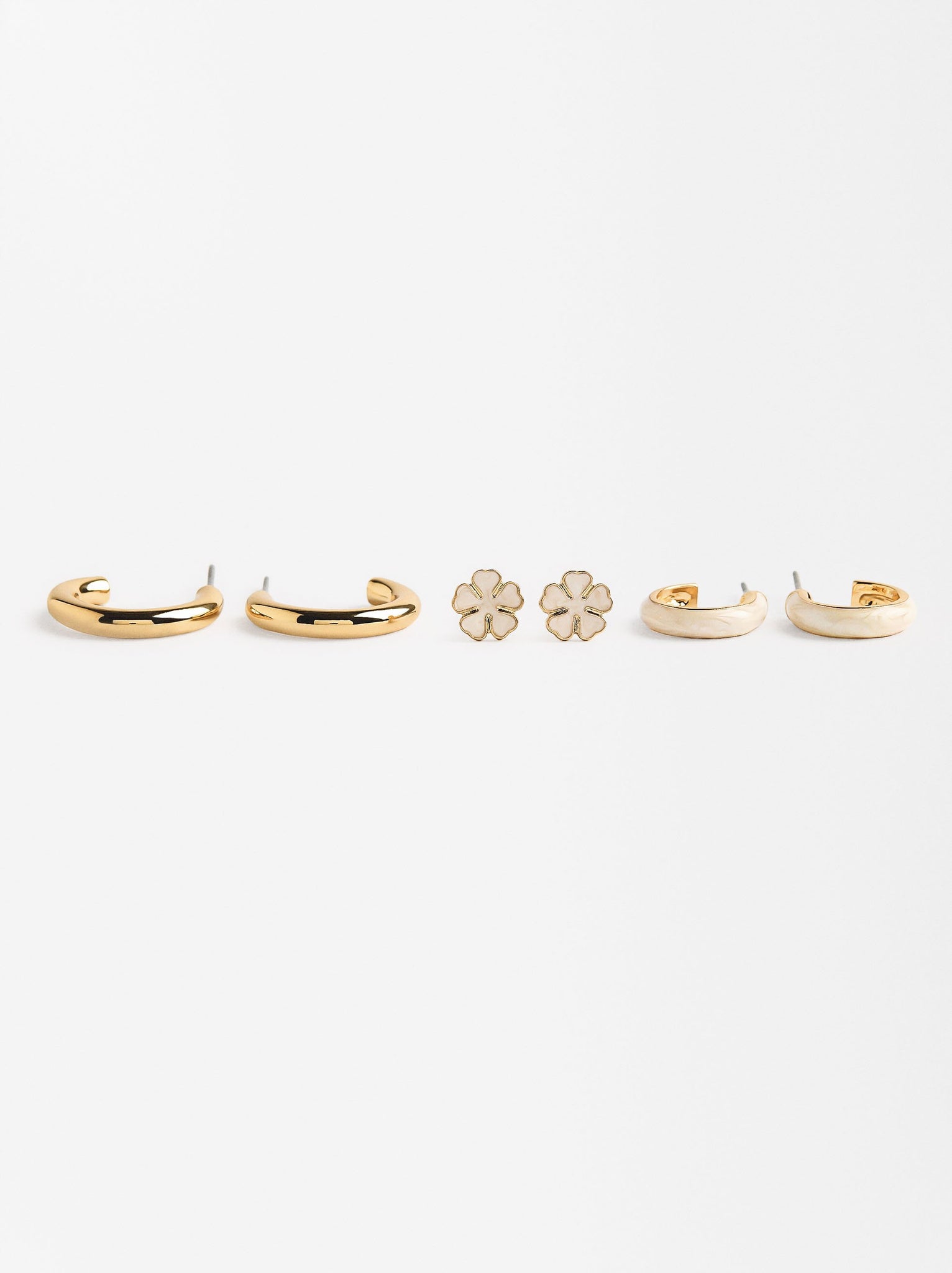 Earring Set With Enamel