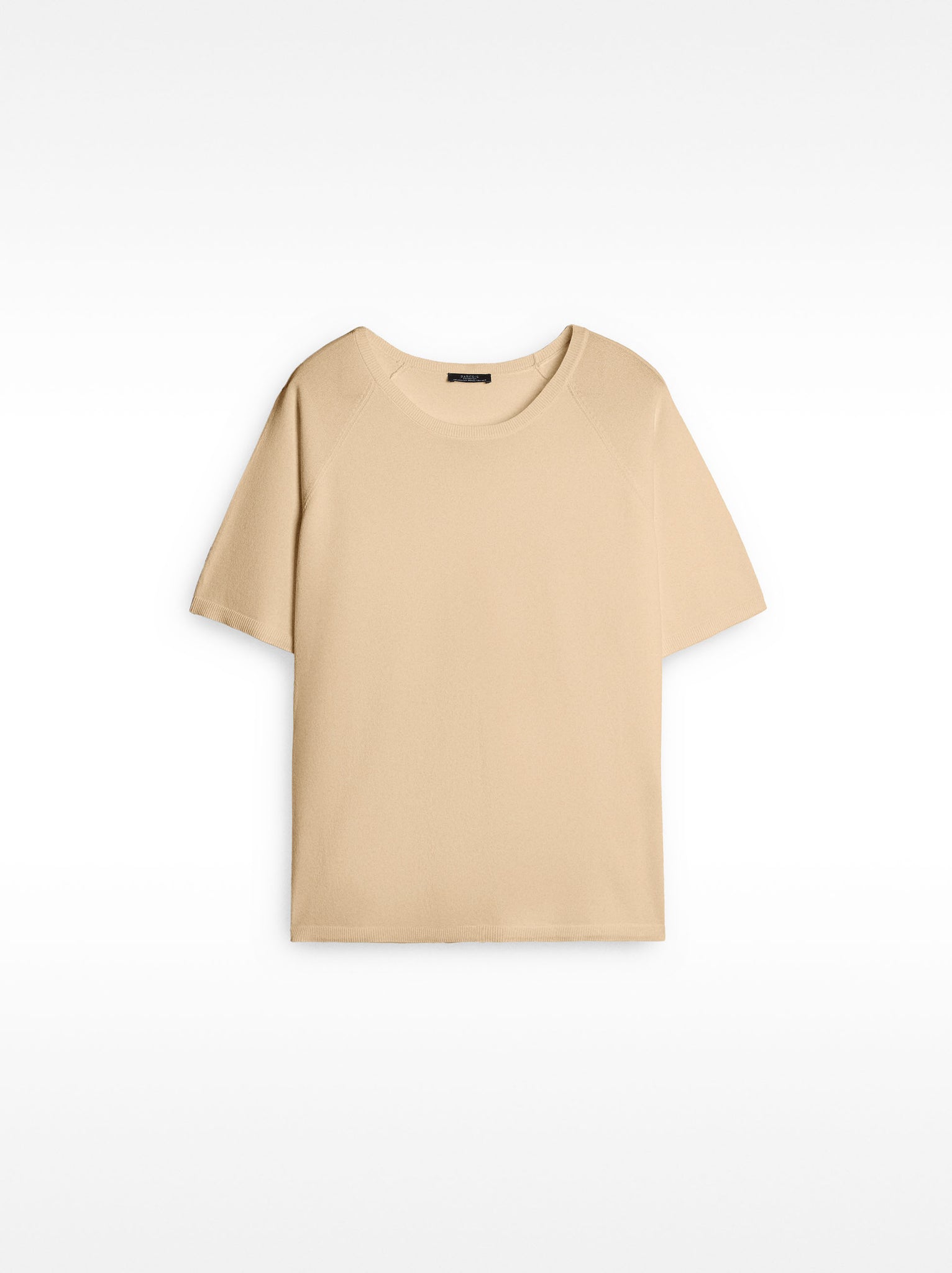 Short-Sleeve Knit Sweater