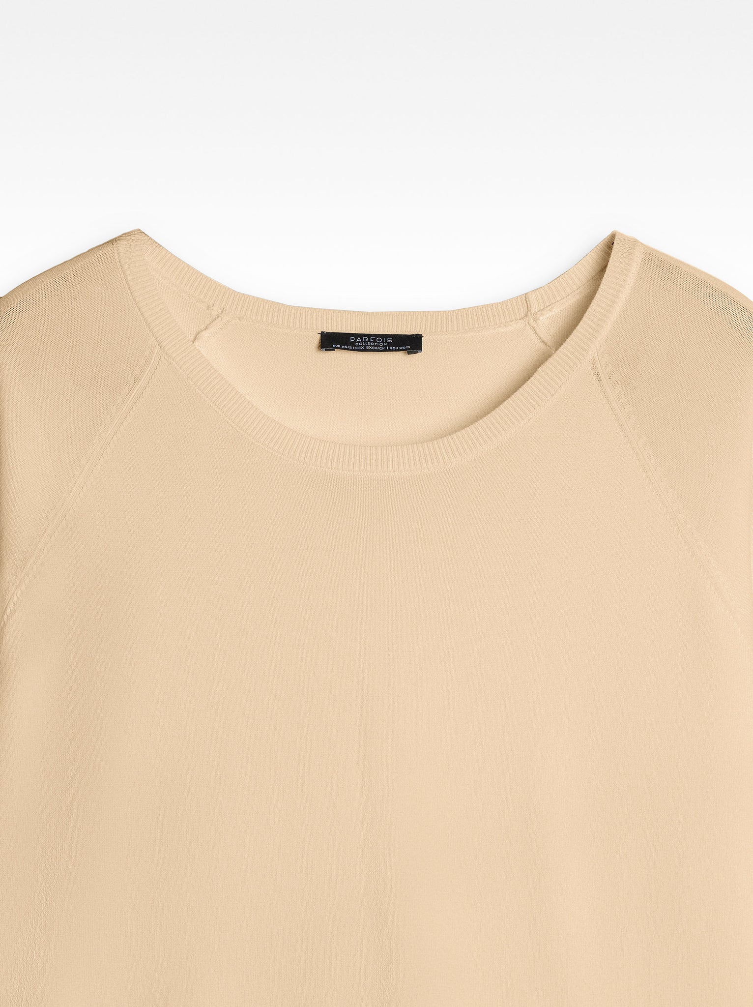 Short-Sleeve Knit Sweater
