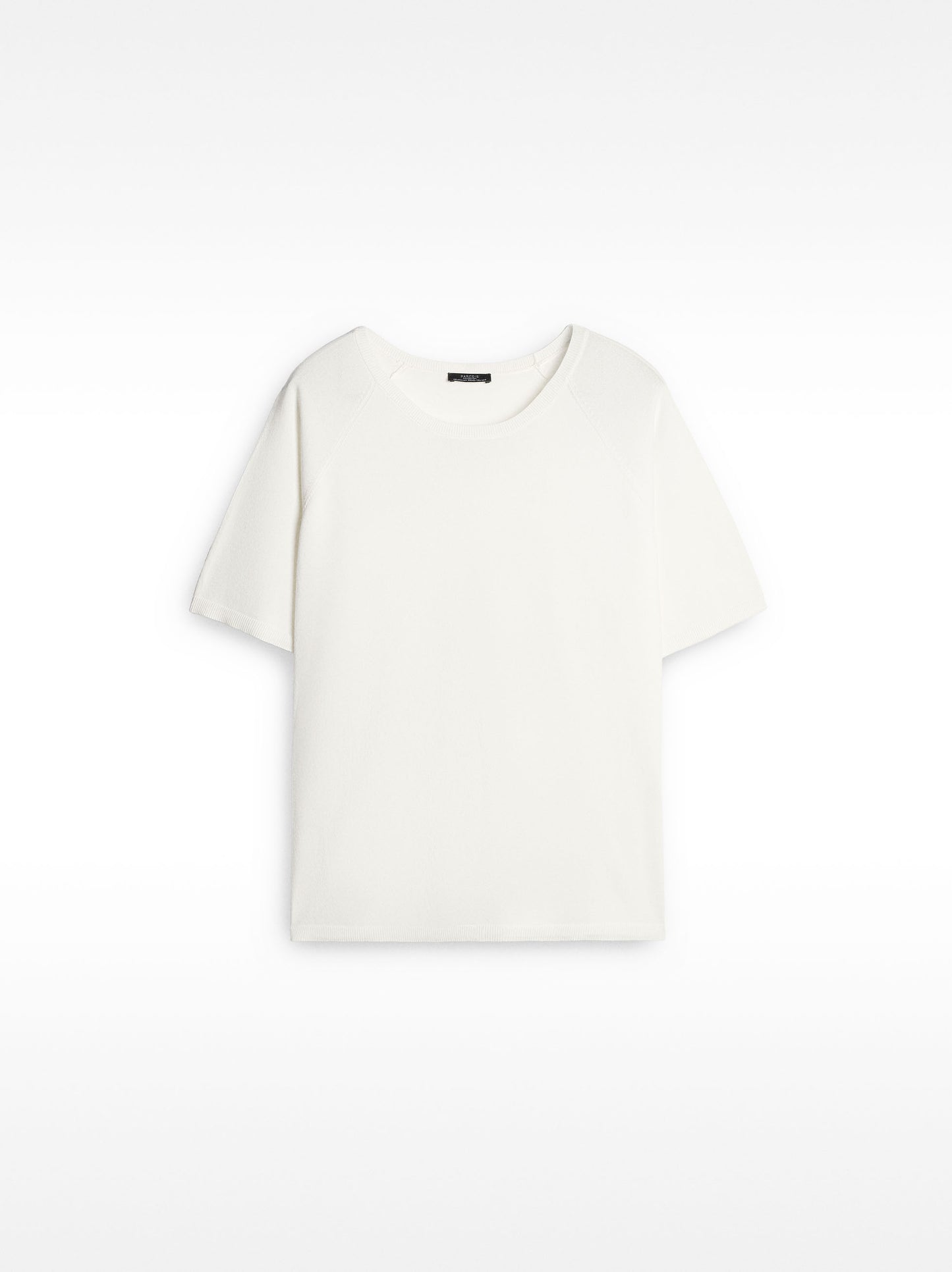 Short-Sleeve Knit Sweater