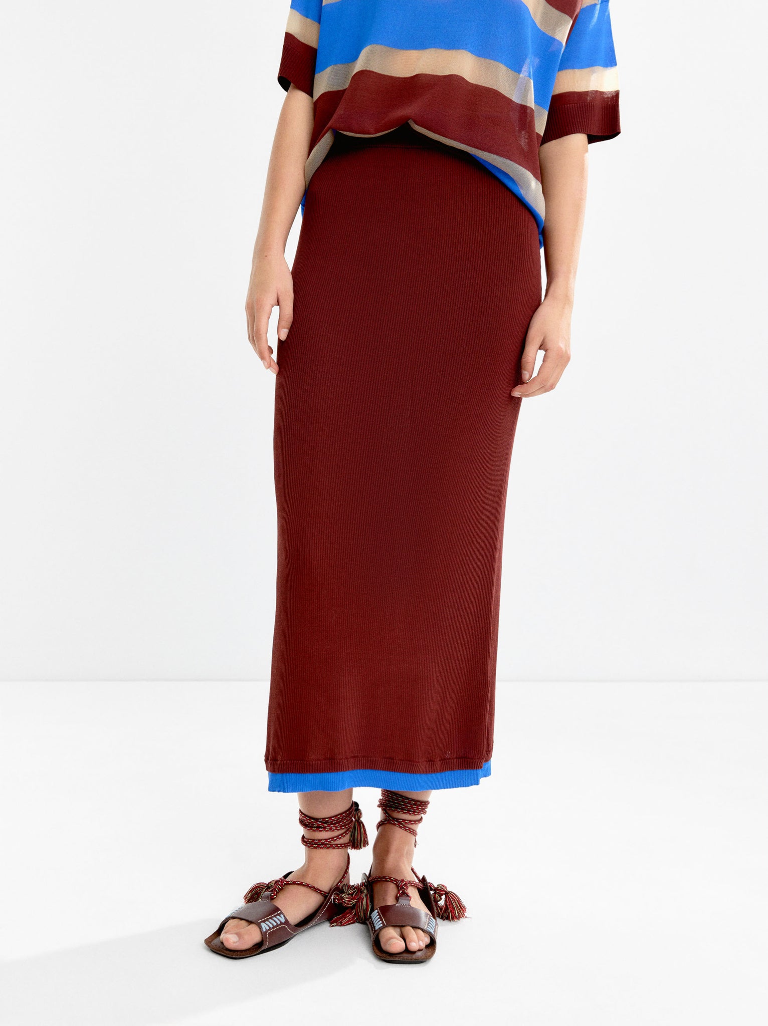 Long Knit Skirt