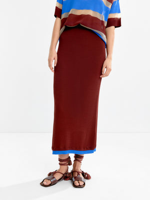 Long Knit Skirt