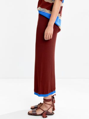 Long Knit Skirt