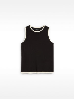 Contrast Knit Top