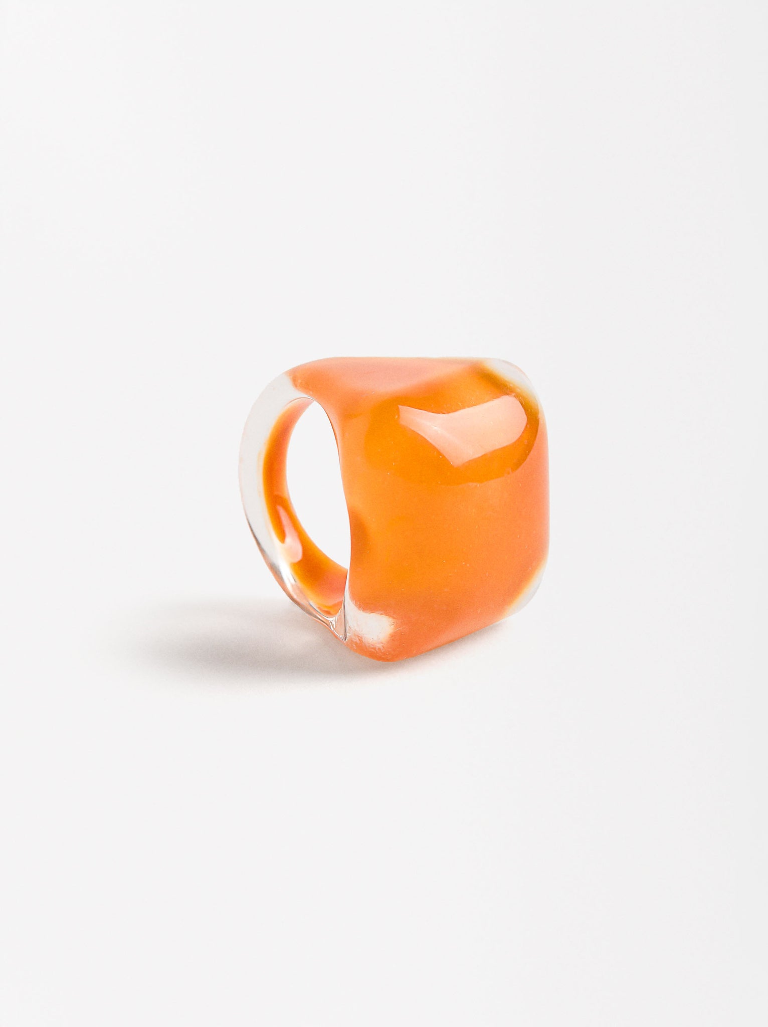 Square Ring With Enamel