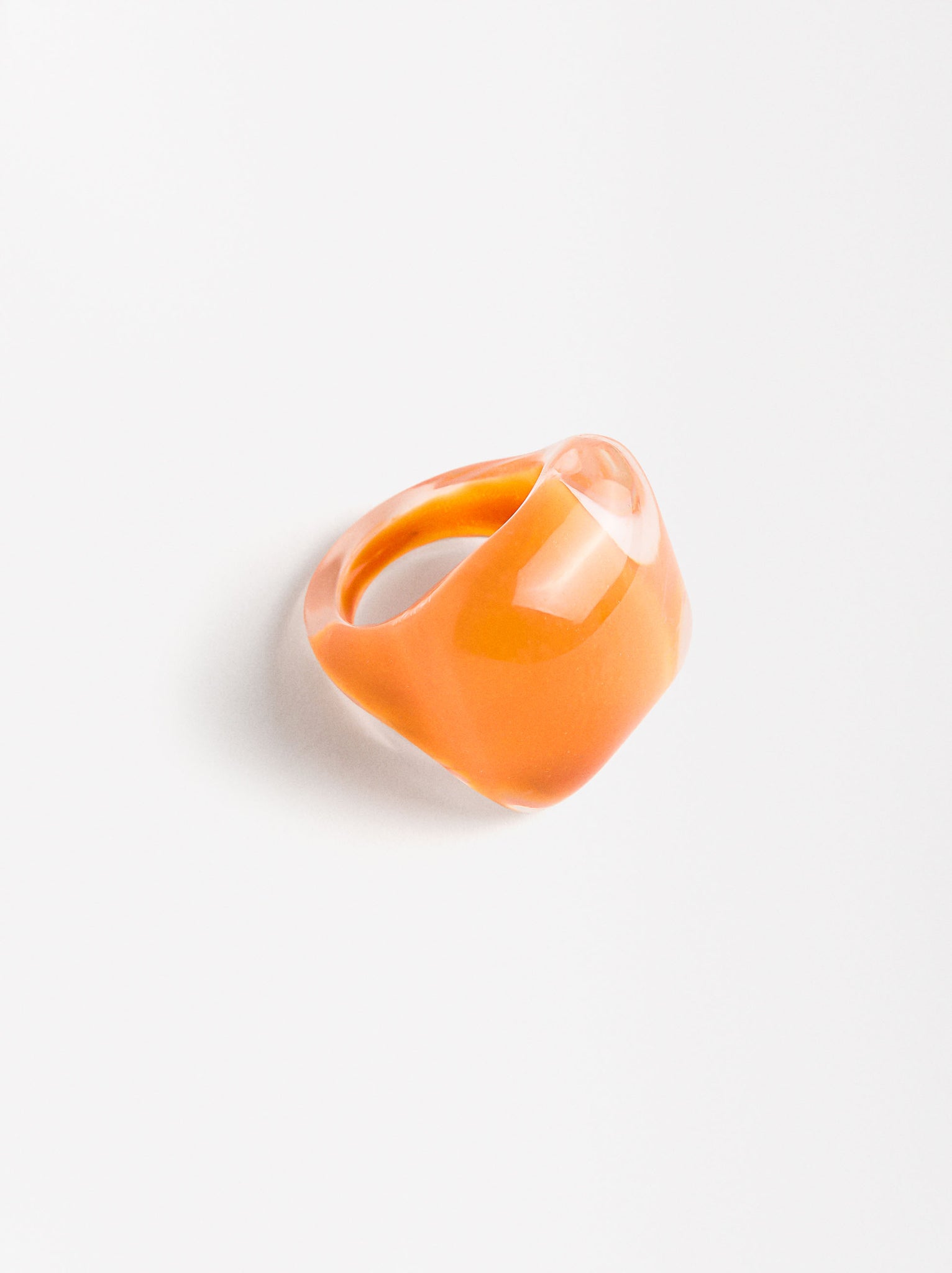 Square Ring With Enamel