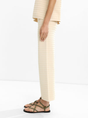 Ribbed Knit Trousers