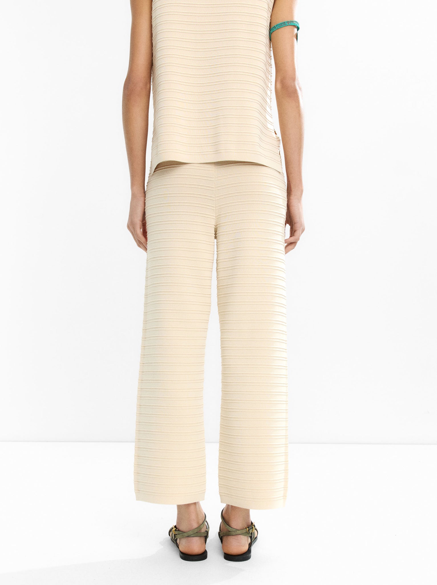 Ribbed Knit Trousers