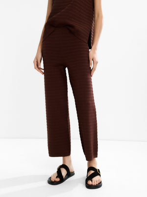 Ribbed Knit Trousers