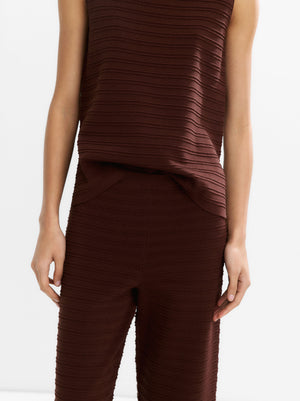 Ribbed Knit Trousers