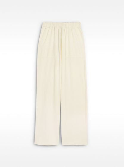 100% Cotton Trousers With Embroidery