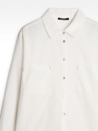 Semi-Transparent 100% Cotton Shirt