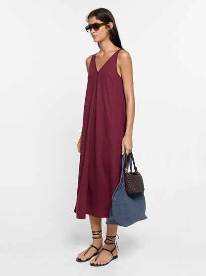Midi Dress With Straps