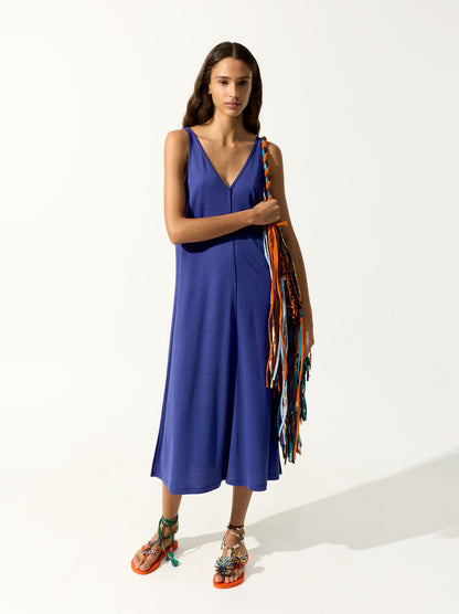 Midi Dress With Straps