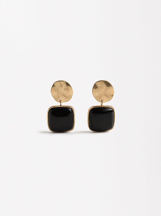 Earrings With Stone