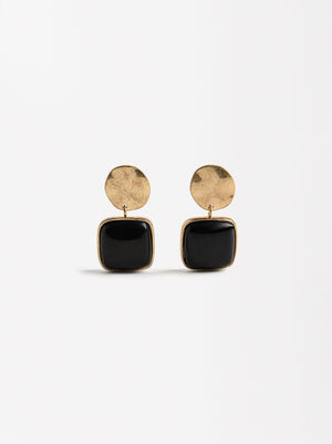Earrings With Stone