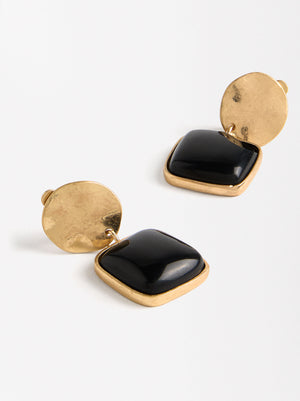 Earrings With Stone