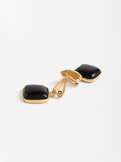 Earrings With Stone