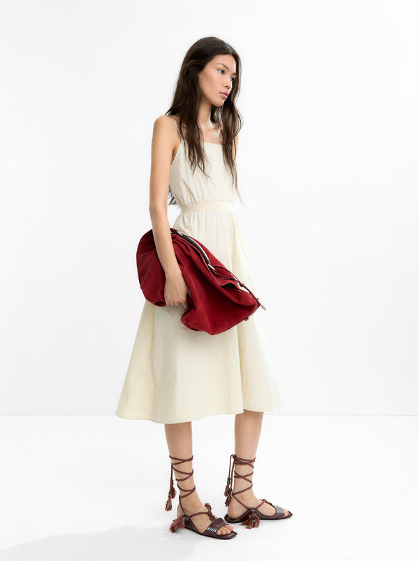 Midi Dress With Straps