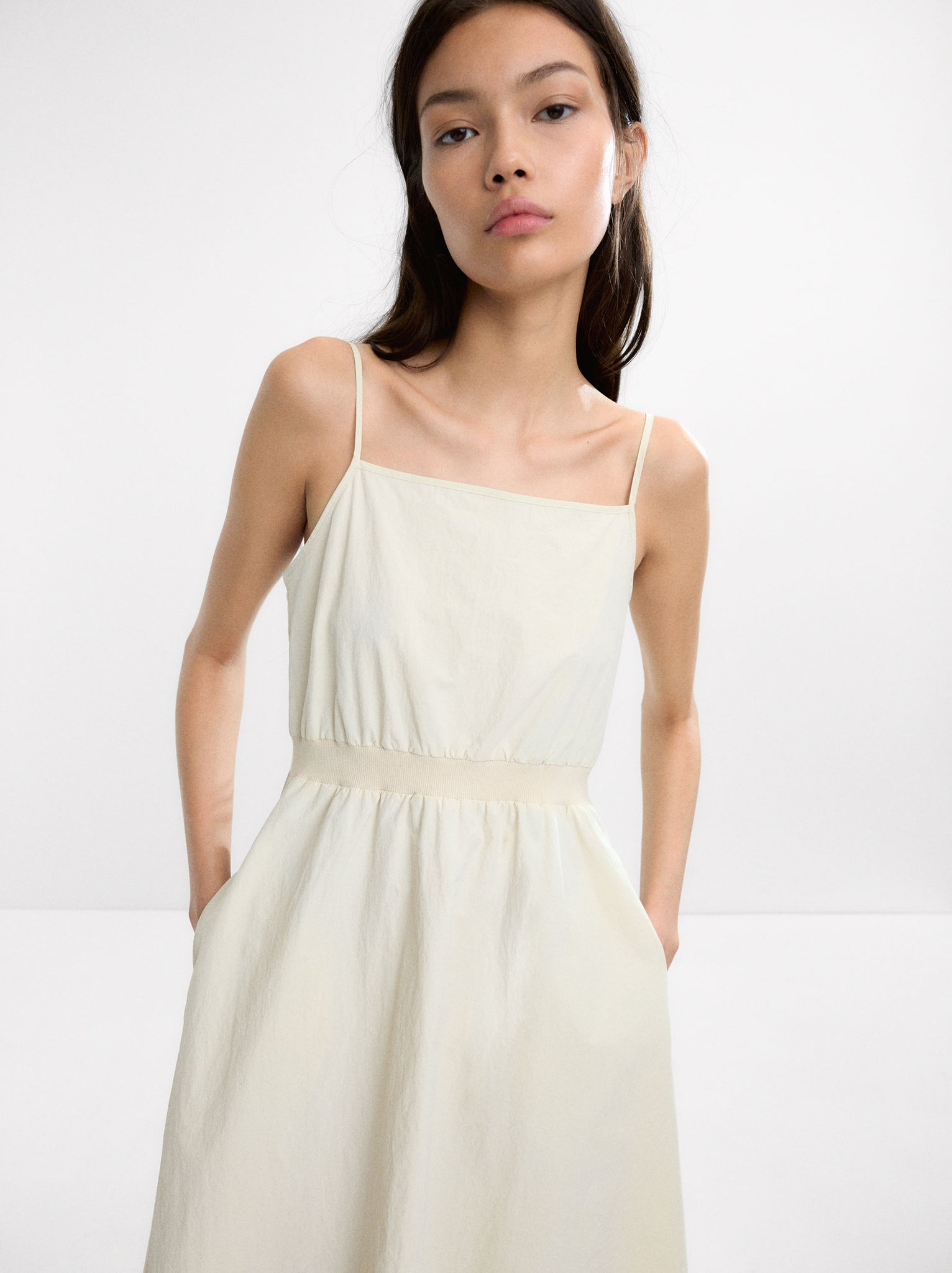 Midi Dress With Straps