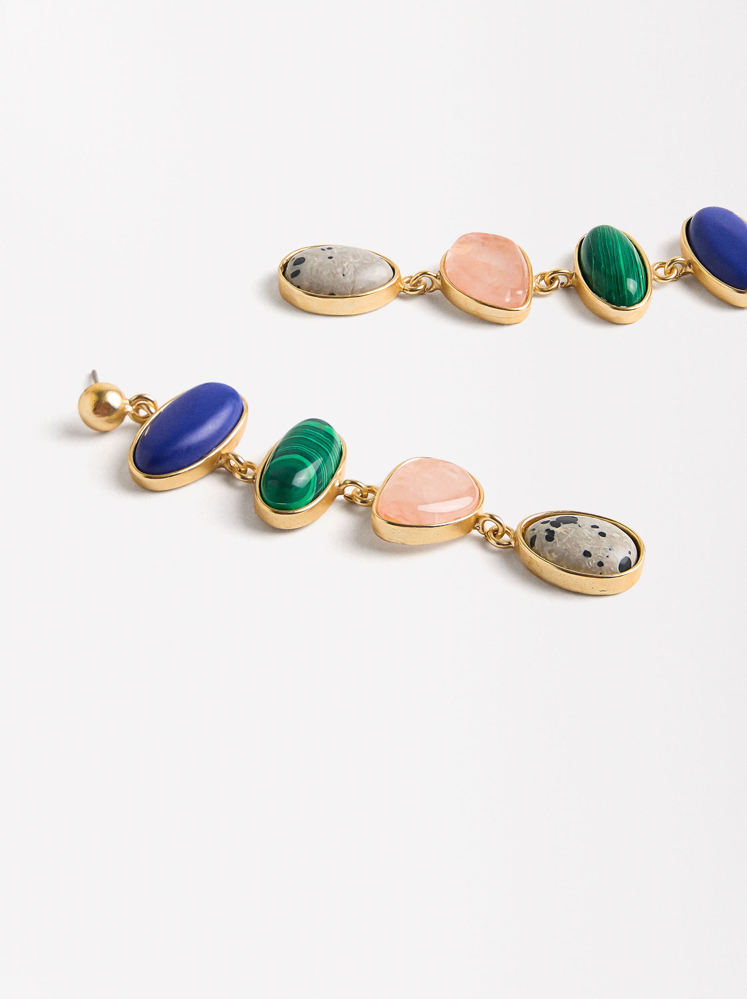 Long Earrings With Stones