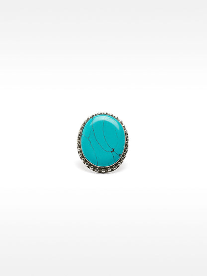 Round Ring With Stone
