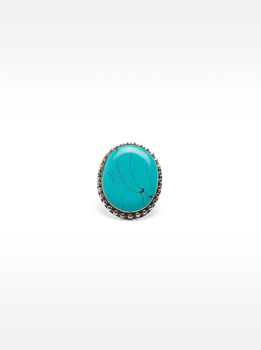 Round Ring With Stone