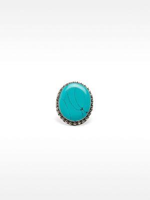 Round Ring With Stone