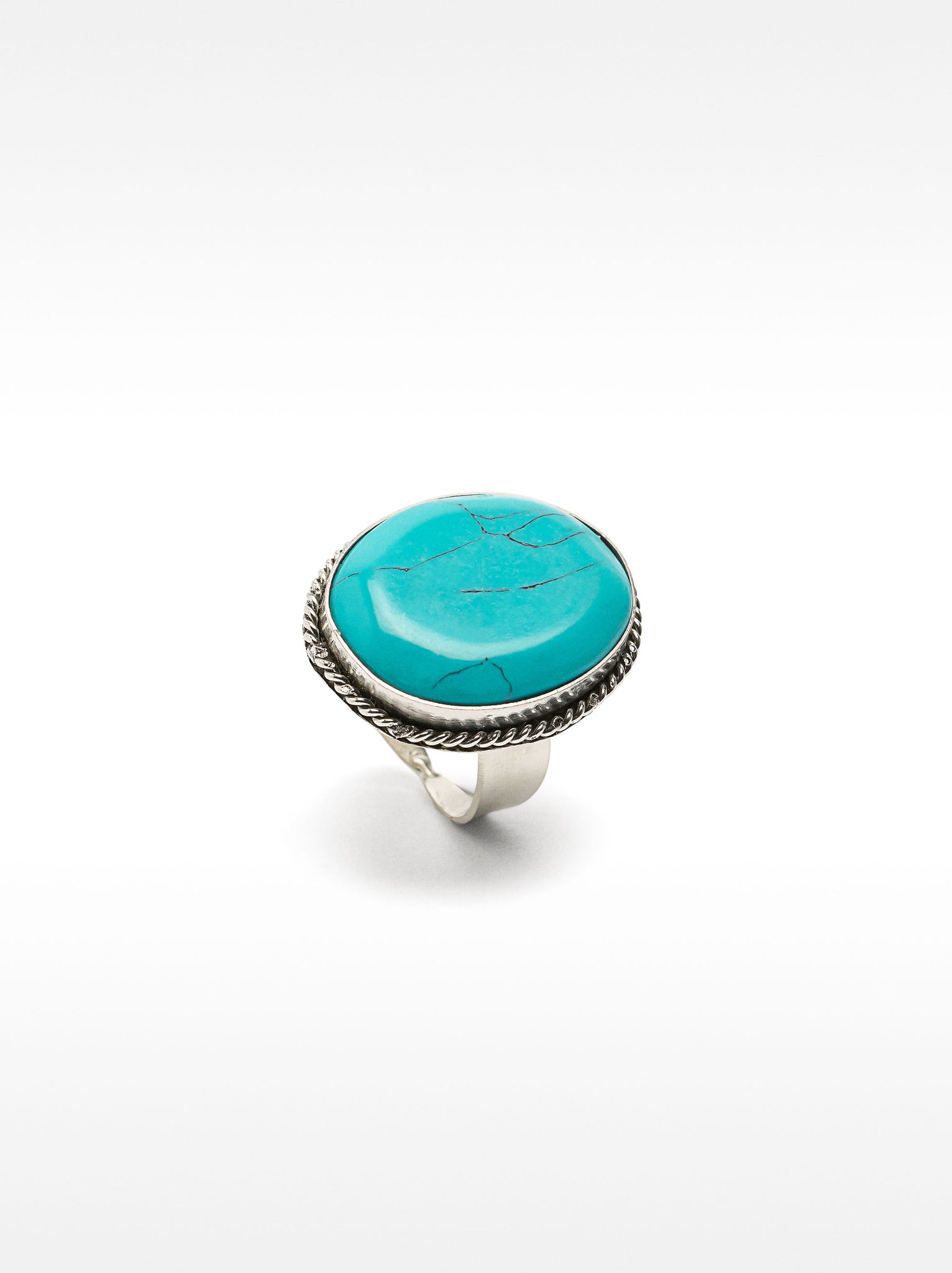 Round Ring With Stone