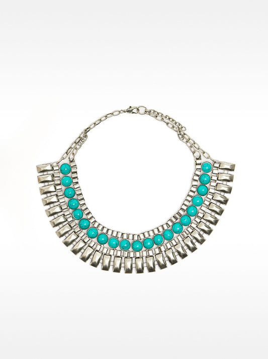 Wide Choker With Stones