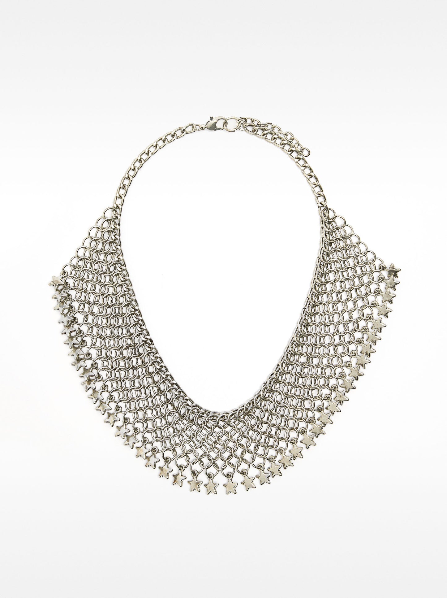 Intertwined Necklace With Stars