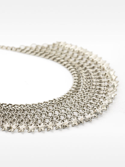 Intertwined Necklace With Stars