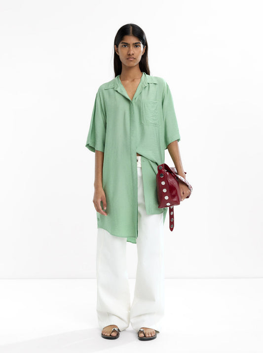 Shirt Dress With Pocket