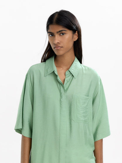 Shirt Dress With Pocket