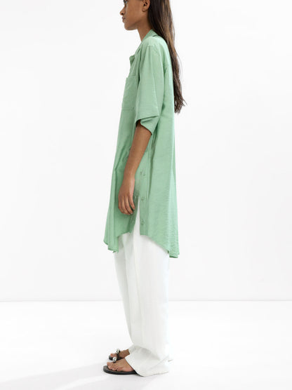 Shirt Dress With Pocket