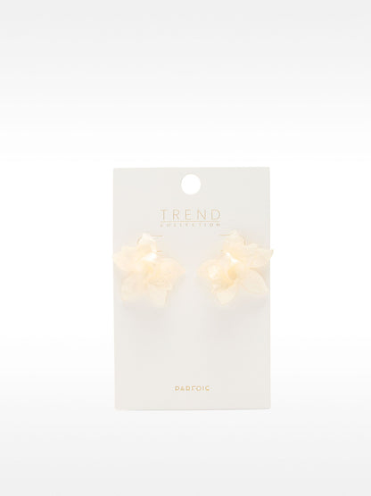 Maxi Flower Hoop Earrings